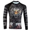 ROAR MMA Rash Guards Fight Training BJJ Grappling No Gi Wear (BLK/Dragon, Medium) view 2