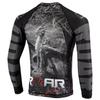 ROAR MMA Rash Guards Fight Training BJJ Grappling No Gi Wear (BLK/Dragon, Medium) view 3
