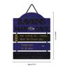 FOCO Baltimore Ravens NFL Mancave Team Logo Man Cave Hanging Wall Sign view 3