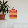 FOCO Kansas City Chiefs NFL Mancave Team Logo Man Cave Hanging Wall Sign 6.00" x 12.00" view 2