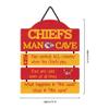 FOCO Kansas City Chiefs NFL Mancave Team Logo Man Cave Hanging Wall Sign 6.00" x 12.00" view 3