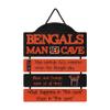 FOCO Cincinnati Bengals NFL Mancave Team Logo Man Cave Hanging Wall Sign view 1