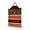 FOCO Cincinnati Bengals NFL Mancave Team Logo Man Cave Hanging Wall Sign view 2