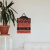 FOCO Cincinnati Bengals NFL Mancave Team Logo Man Cave Hanging Wall Sign view 4