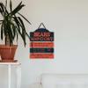 FOCO Chicago Bears NFL Mancave Team Logo Man Cave Hanging Wall Sign view 2