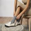K. Bell Socks womens Soft and Dreamy 3 Pack Crew Casual Sock, Gray Marl, Shoe Size 4-10 US view 2