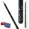 Action Impact IMP17 Music Notes Pool Cue Stick with 12 pieces of Master Billiard Chalk (20) view 1