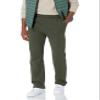 Amazon Essentials Men's Relaxed Straight Leg Fleece Open Bottom Sweatpant (Available in Big & Tall), Olive Heather, X-Large view 1
