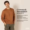 Amazon Essentials Men's Crewneck Fleece Sweatshirt, Blue, X-Large view 2