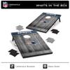 Wild Sports 2'x3' MDF Wood NFL New England Patriots Cornhole Set - Grey Wood Design view 2
