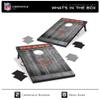 Wild Sports 2'x3' MDF Wood NFL Chicago Bears Cornhole Set - Grey Wood Design view 2