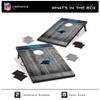 Wild Sports 2'x3' MDF Wood NFL Carolina Panthers Cornhole Set - Grey Wood Design view 2