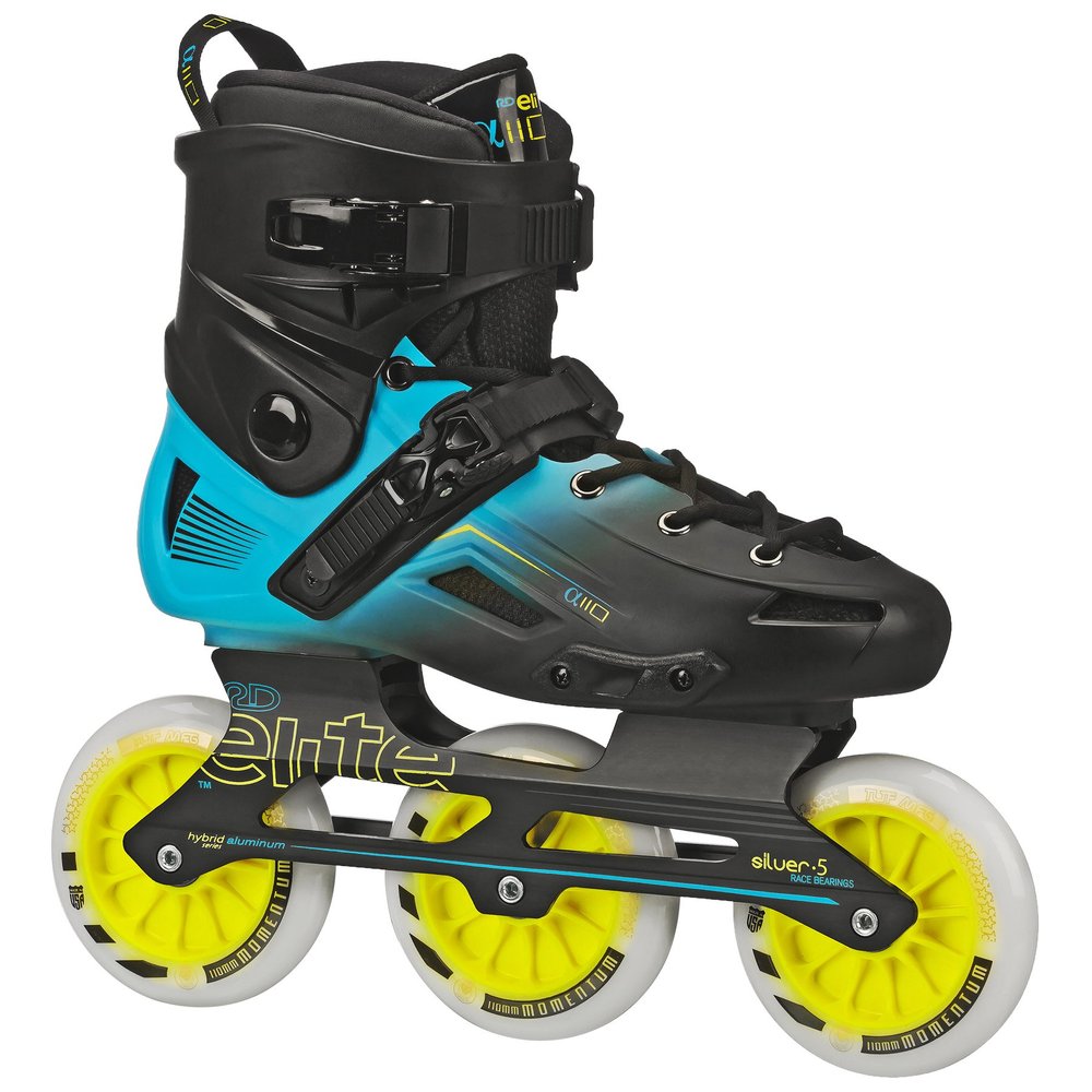 Roller Derby Elite Alpha 110mm 3-Wheel Inline Skate, Size 5, V1
