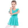 11524204 Toddlers Short Sleeves Ballet Skirt Dance Gymnastic Leotards for Girls view 1