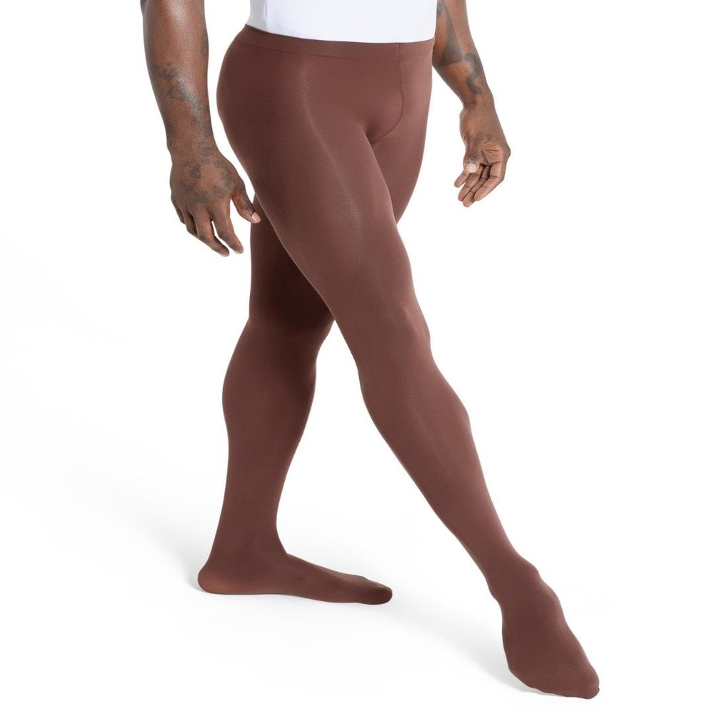 Capezio Womens Ultra Soft Self Knit Waistband Transition Tight, Java, XX-Large US