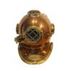 MillionCrafts 16" H Diving Helmet Antique Brass Finish Decorative Nautical Replica Gift view 1