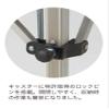 Prince PL065 Tennis Ball Basket, 3-Level Height Adjustment Function with Locking Pin Casters view 3