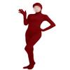 Girls' Women's Full Body Open Face Spandex Unitard Mask Zentai Costume Bodysuit (M, Burgundy) view 1