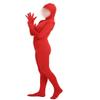 Girls' Women's Full Body Open Face Spandex Unitard Mask Zentai Costume Bodysuit (M, red) view 2