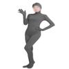 Girls' Women's Full Body Open Face Spandex Unitard Mask Zentai Costume Bodysuit (XXL, Gray) view 1