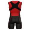 Sparx X Triathlon Suit Racing Tri Cycling Skin Suit Bike Swim Run (Red, 3XL) view 4