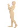 Girls' Women's Full Body Open Face Spandex Unitard Mask Zentai Costume Bodysuit (S, Nude) view 3