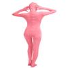 Girls' Women's Full Body Open Face Spandex Unitard Mask Zentai Costume Bodysuit (XXXL, Pink) view 2