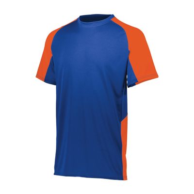 Augusta Sportswear Men's XL Cutter Jersey, Royal/Orange, X-Large