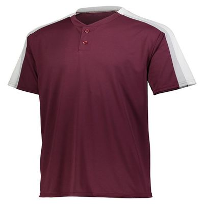 Augusta Sportswear Boys Power Plus Jersey 2.0 S Maroon/White/Silver Grey