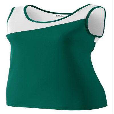 Augusta Sportswear Women's X-Large 354, Dark Green/White