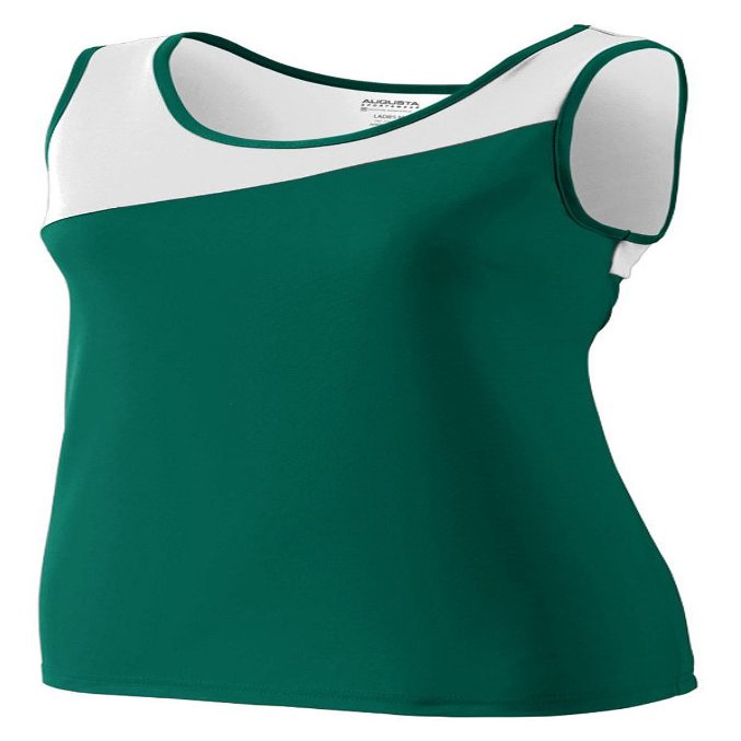 Augusta Sportswear Women's X-Large 354, Dark Green/White