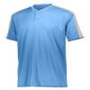 Augusta Sportswear Boys' Large 1558, Columbia Blue/White/Silver Grey view 1