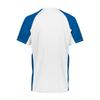 Augusta Sportswear Boys Cutter Jesey White/Navy view 3