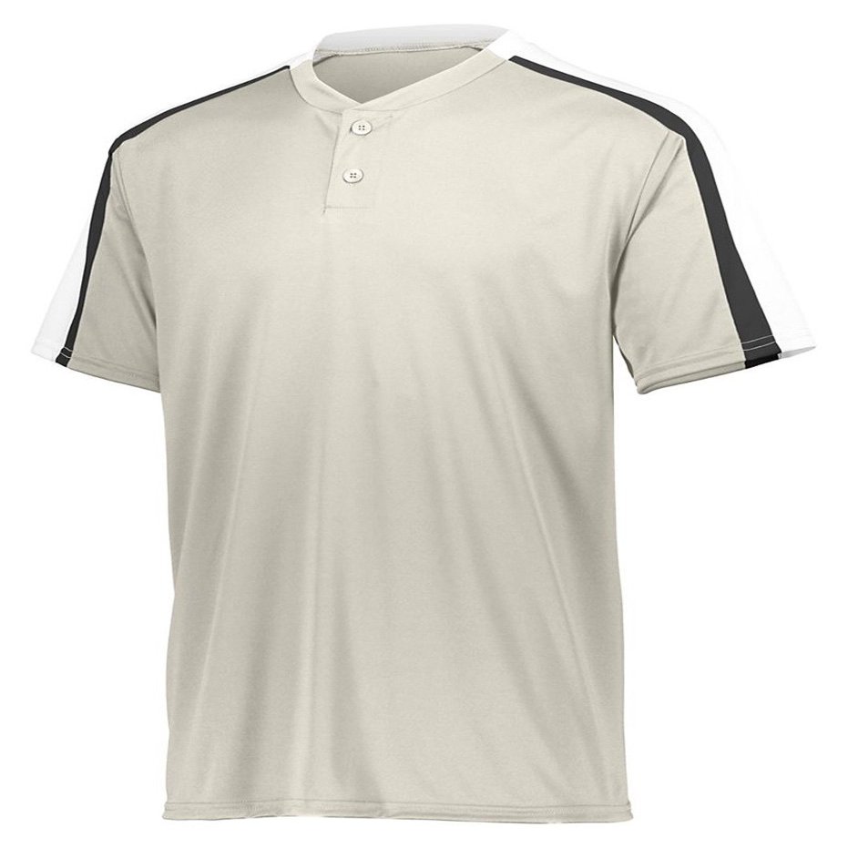 Augusta Sportswear Men's L 1557, Silver Grey/White/Black, Large