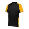 Augusta Sportswear Boys Cutter Jesey Black/Gold view 1