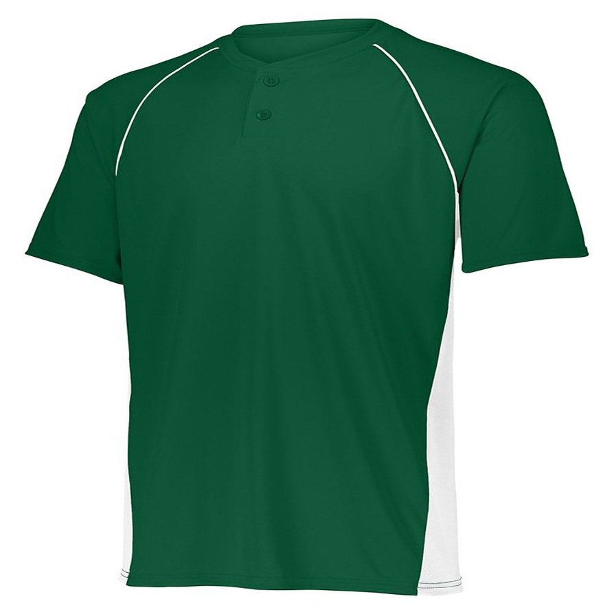 Augusta Sportswear Men's L 1560, Dark Green/White, Large