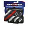 Red Line USA Flag HALF Finger Gloves for Gym, Athletic, and Multi-Use - Support Firefighters view 4
