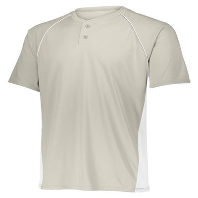 Augusta Sportswear Men's M 1560, Silver Grey/White, Medium