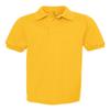 Jerzees Boys' SpotShield Short Sleeve Uniform Polo (2-Pack), Gold, X-Large view 1