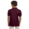 Jerzees Boys' SpotShield Short Sleeve Uniform Polo (2-Pack), Maroon, Small view 2