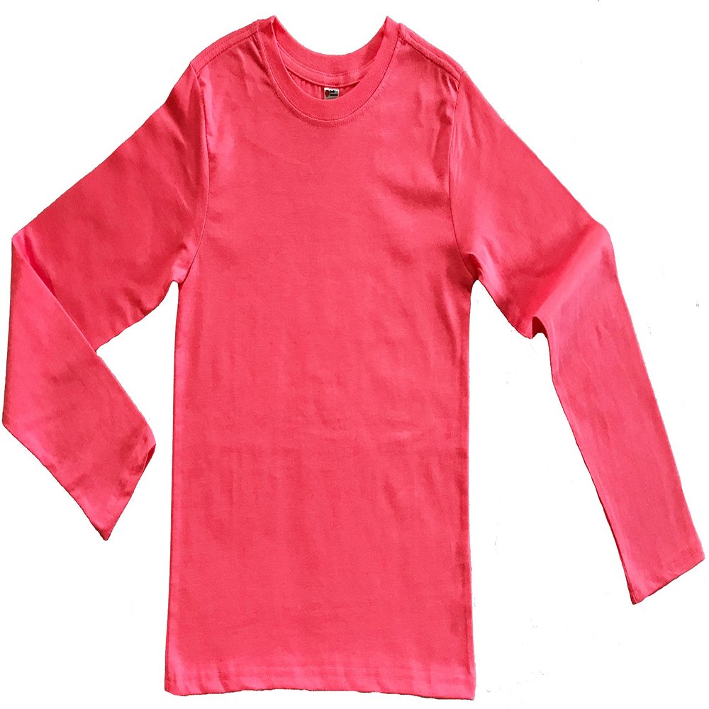 Earth Elements Big Kid's (Youth) Long Sleeve T-Shirt Extra Large Neon Pink