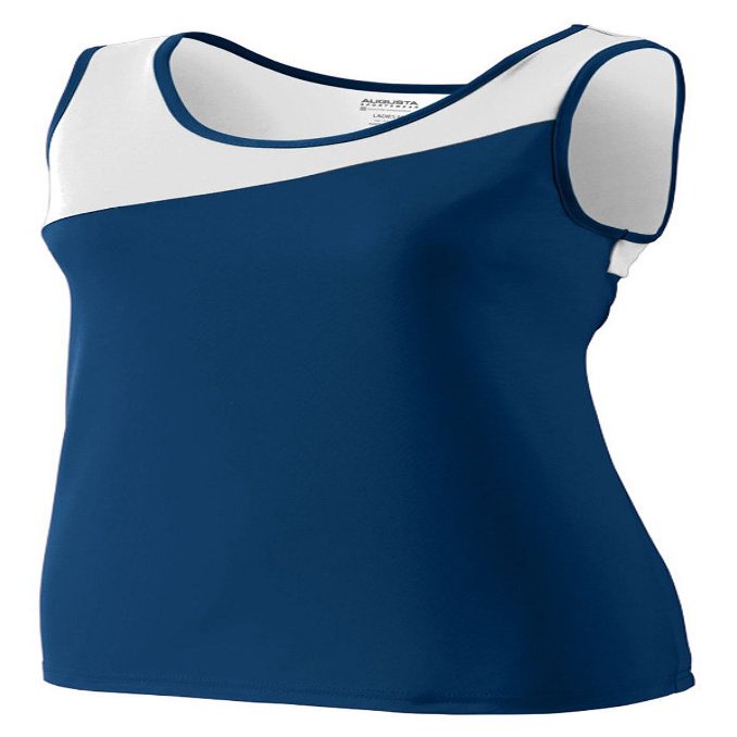 Augusta Sportswear Womens Accelerate Jersey 2XL Navy/White