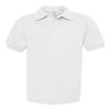 Jerzees Boys' SpotShield Short Sleeve Uniform Polo (2-Pack), White, Small view 1