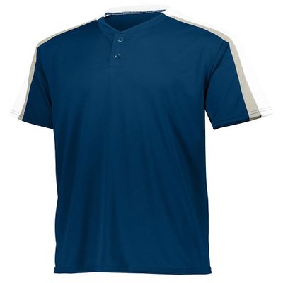 Augusta Sportswear Power Plus Jersey 2.0 XL Navy/White/Silver Grey