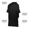 Augusta Sportswear Boys Cutter Jesey Black/White view 4