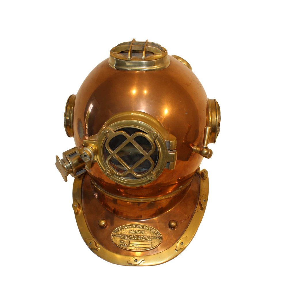 MillionCrafts 16" H Diving Helmet Antique Brass Finish Decorative Nautical Replica Gift