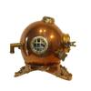 MillionCrafts 16" H Diving Helmet Antique Brass Finish Decorative Nautical Replica Gift view 3
