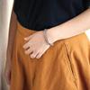 LiZiFang Natural Terahertz Wave Gemstone Round Beads Healing Bracelet 6mm view 2