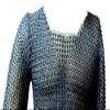 Medieval-ABS BUTTED CHAINMAIL SHIRT BLACKENED CARBON STEEL FOR 5 TO 9 YEARS CHILD LARP Armour ABS view 1
