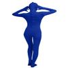 Girls' Women's Full Body Open Face Spandex Unitard Mask Zentai Costume Bodysuit (XXXL, Royal Blue) view 2